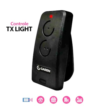 Garen - Control Remoto TX Light Mhz Smd Para Motores Garen